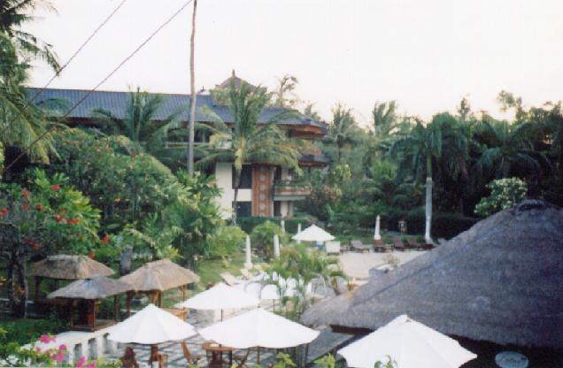 View of Pool Area from Piano Bar